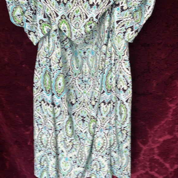 Tommy Hilfiger Paisley Print Jersey Shift Dress. Size 12, NWOT - Picture 5 of 6